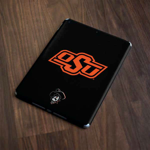Oklahoma State University OSU on Black Apple iPad Skin