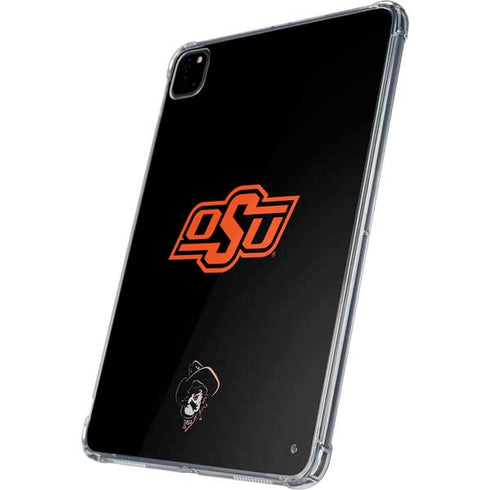 Oklahoma State University OSU on Black iPad Pro 11in (2024) Clear Case