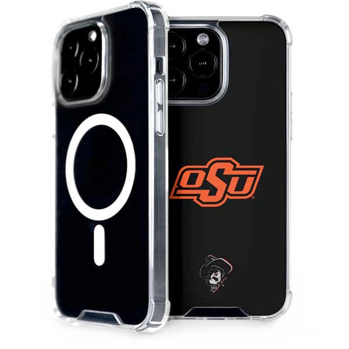 Oklahoma State University OSU on Black iPhone Cases