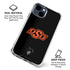 Oklahoma State University OSU on Black iPhone 15 Clear Case