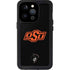 Oklahoma State University OSU on Black iPhone 15 Pro Waterproof Case