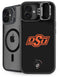 Oklahoma State University OSU on Black iPhone 16 Kickstand Case