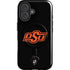 Oklahoma State University OSU on Black iPhone 16 Magsafe Impact Case