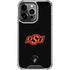 Oklahoma State University OSU on Black iPhone 16 Pro Clear Case