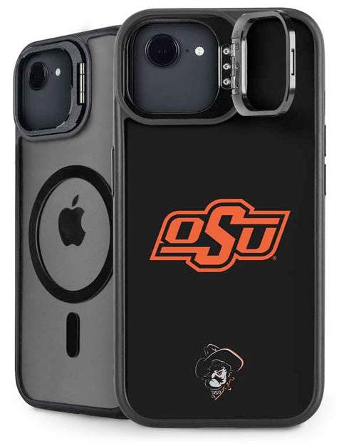Oklahoma State University OSU on Black iPhone 16e Kickstand Case