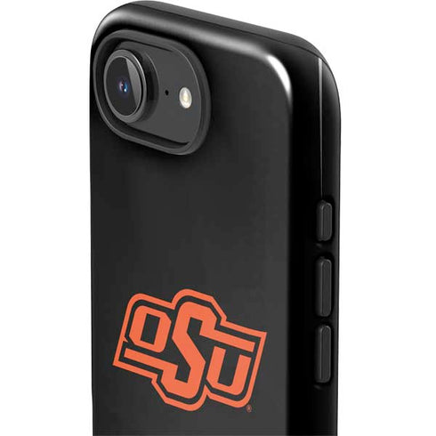 Oklahoma State University OSU on Black iPhone 16e Impact Case