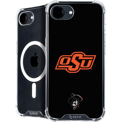 Oklahoma State University OSU on Black iPhone 16e MagSafe Case