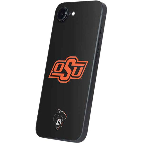 Oklahoma State University OSU on Black iPhone 16e Skin