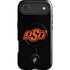 Oklahoma State University OSU on Black iPhone 17 Air Magsafe Impact Case