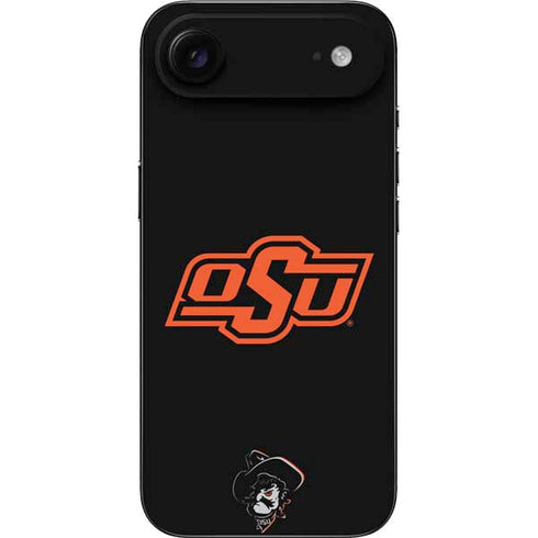Oklahoma State University OSU on Black iPhone 17 Air Skin