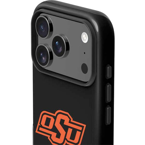 Oklahoma State University OSU on Black iPhone 17 Pro Max Impact Case
