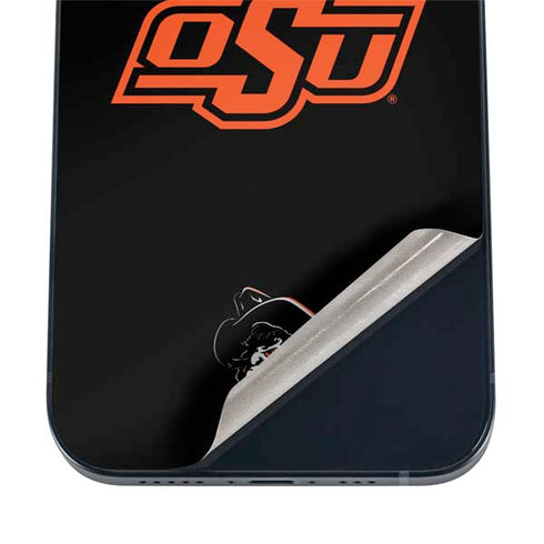 Oklahoma State University OSU on Black iPhone 17 Pro Skin