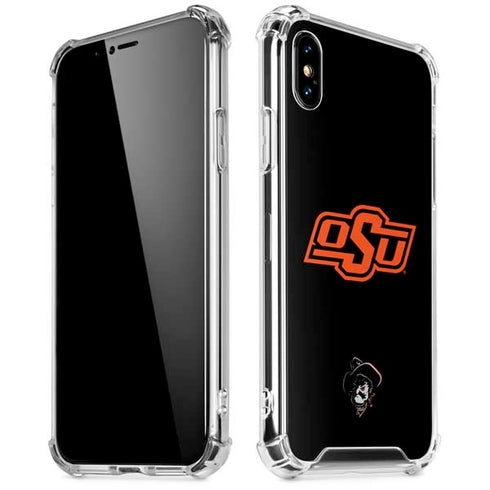 Oklahoma State University OSU on Black iPhone X/XS Clear Case