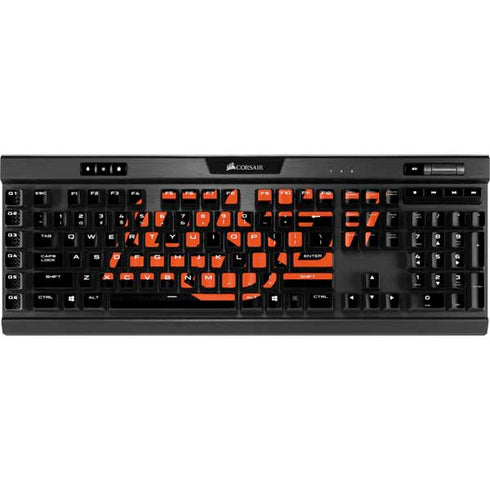 Oklahoma State University OSU on Black K95 RGB PLATINUM Mechanical Gaming Keyboard Skin
