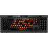 Oklahoma State University OSU on Black K95 RGB PLATINUM Mechanical Gaming Keyboard Skin