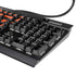 Oklahoma State University OSU on Black K95 RGB PLATINUM Mechanical Gaming Keyboard Skin