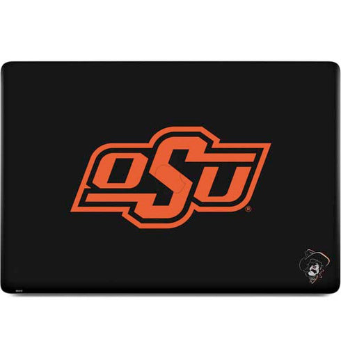 Oklahoma State University OSU on Black MacBook Skins