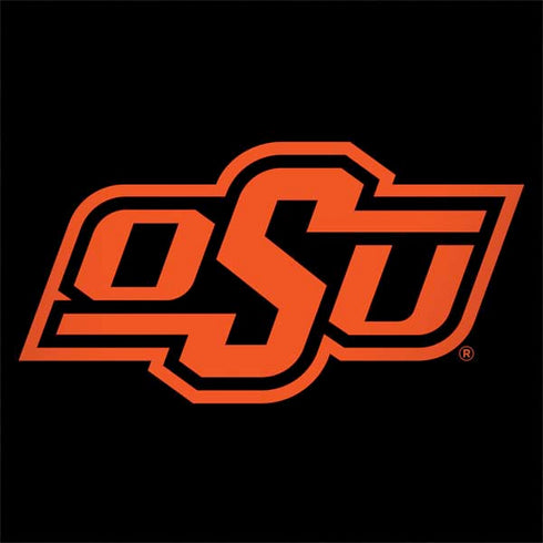 Oklahoma State University OSU on Black MacBook Skins