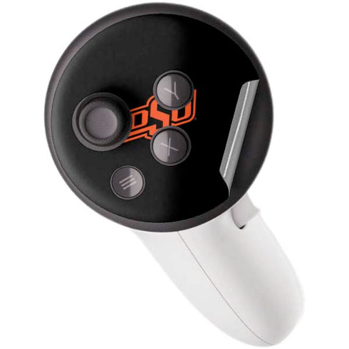 Oklahoma State University OSU on Black Meta Quest 3S Skin