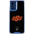 Oklahoma State University OSU on Black Moto G 5G (2024) Clear Case