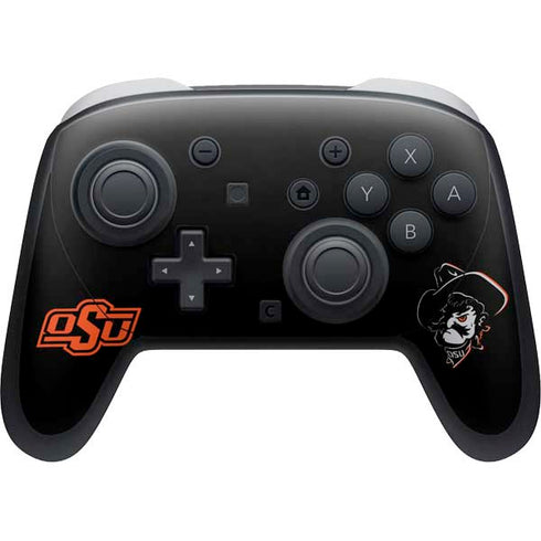 Oklahoma State University OSU on Black Nintendo Switch 2 (2025) Pro Controller Skin