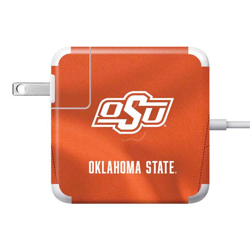 Oklahoma State University Orange Jersey 85W Power Adapter (15 and 17 inch MacBook Pro Charger) Skin
