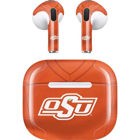 Oklahoma State University Orange Jersey Apple AirPods (3rd Gen 2021) Skin