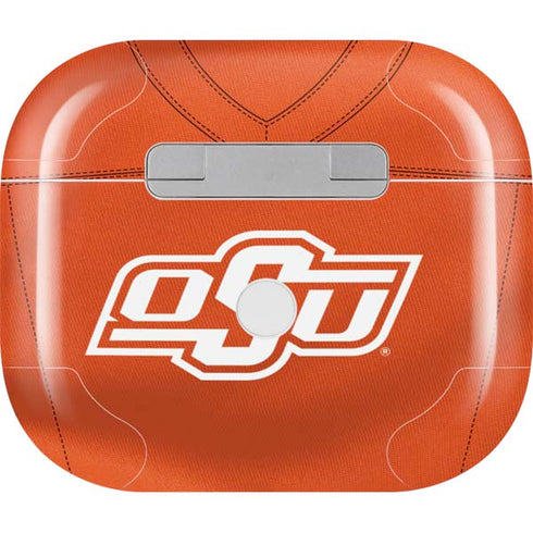 Oklahoma State University Orange Jersey Apple AirPods (3rd Gen 2021) Skin