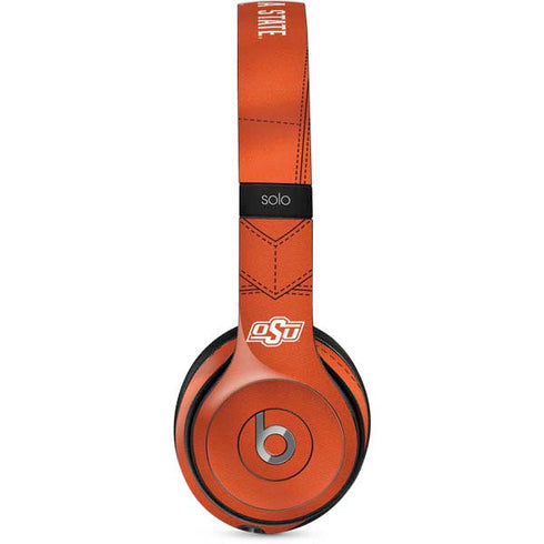 Oklahoma State University Orange Jersey Beats Solo 2 Wired Skin