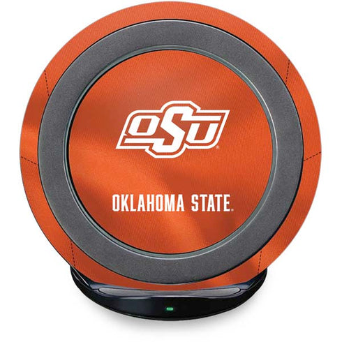Oklahoma State University Orange Jersey Fast Charge Wireless Charging Stand Skin