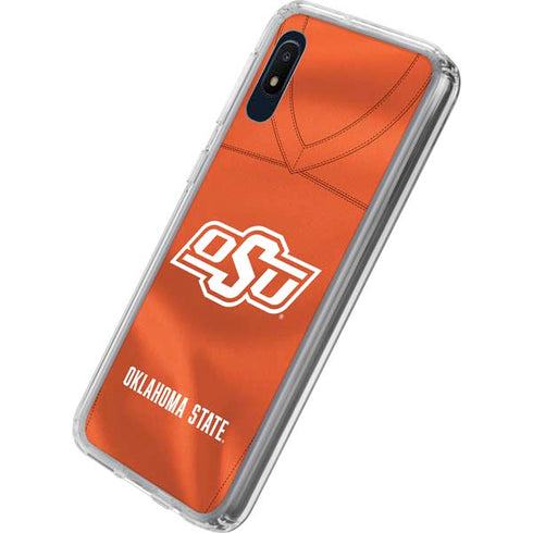 Oklahoma State University Orange Jersey Galaxy A10e Clear Case