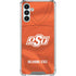 Oklahoma State University Orange Jersey Galaxy A13 5G Clear Case