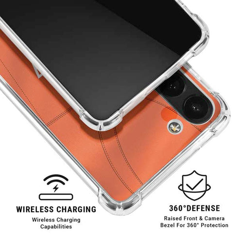 Oklahoma State University Orange Jersey Galaxy A13 5G Clear Case