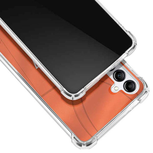 Oklahoma State University Orange Jersey Galaxy A14 5G Clear Case