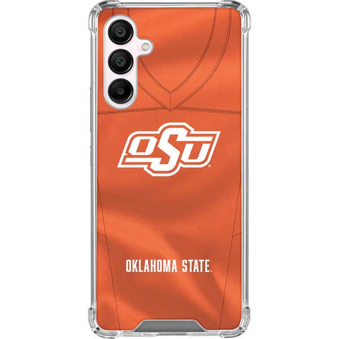 Oklahoma State University Orange Jersey Galaxy A16 5G Clear Case