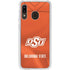 Oklahoma State University Orange Jersey Galaxy A20 Clear Case