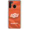 Oklahoma State University Orange Jersey Galaxy A21 Clear Case
