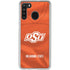 Oklahoma State University Orange Jersey Galaxy A21 Clear Case
