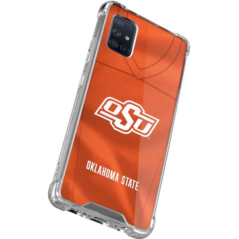Oklahoma State University Orange Jersey Galaxy A51 5G Clear Case