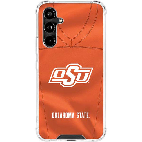 Oklahoma State University Orange Jersey Galaxy A54 5G Clear Case