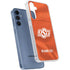 Oklahoma State University Orange Jersey Galaxy A55 5G Clear Case