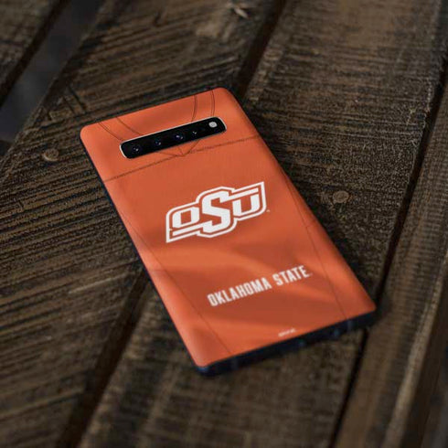 Oklahoma State University Orange Jersey Galaxy S10 Plus Skin