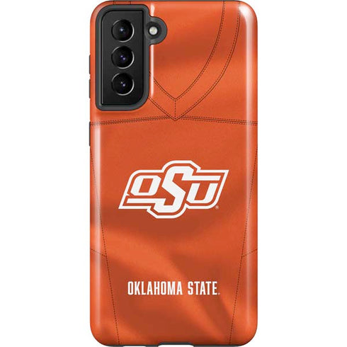 Oklahoma State University Orange Jersey Galaxy S21 FE Pro Case