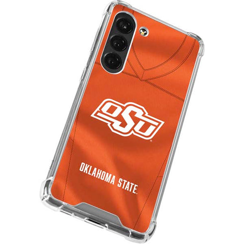 Oklahoma State University Orange Jersey Galaxy S23 Clear Case