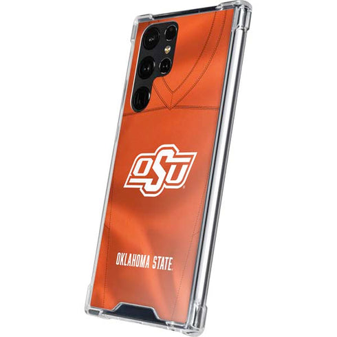 Oklahoma State University Orange Jersey Galaxy S24 Ultra Clear Case