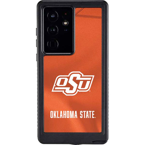 Oklahoma State University Orange Jersey Galaxy S24 Ultra Waterproof Case