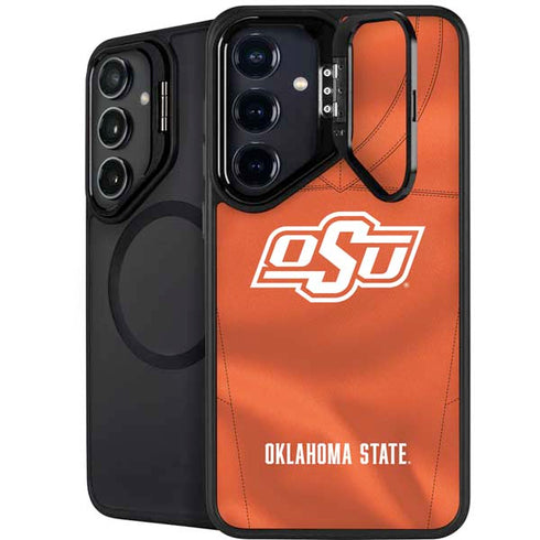 Oklahoma State University Orange Jersey Galaxy S26 Kickstand Case