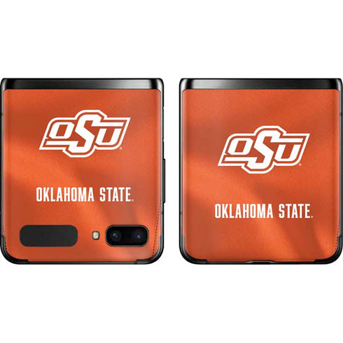 Oklahoma State University Orange Jersey Galaxy Z Flip Skin