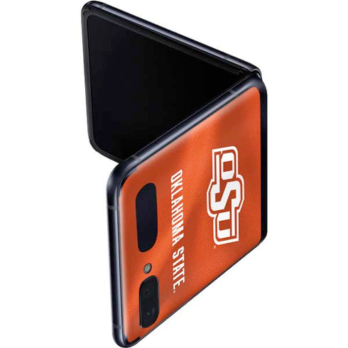 Oklahoma State University Orange Jersey Galaxy Z Flip Skin