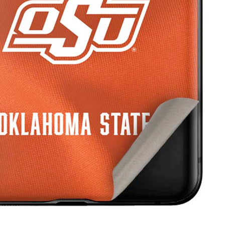 Oklahoma State University Orange Jersey Galaxy Z Flip Skin